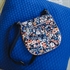 Picture of Flower Joy - M - Katoen Canvas Gabardine Twill - Oceana Blauw