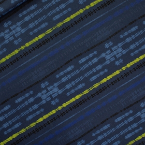 Picture of Sound Waves - M - French Terry - Oceana Blauw