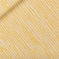 Afbeelding van Wiggly Verticals - Geel - M - Katoen Canvas Gabardine Twill - Papyrus Crème
